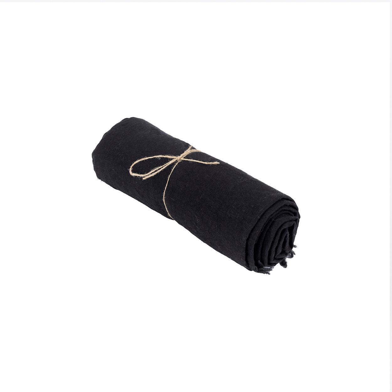 Tablecloth Linen Black 150x200cm 0