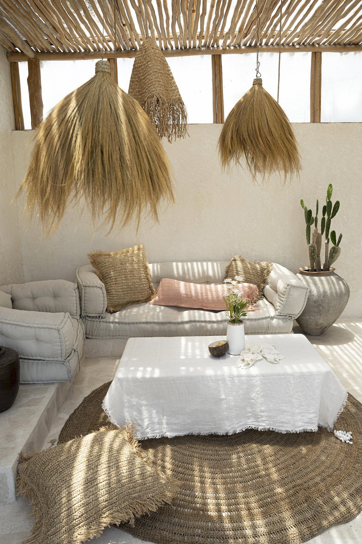 Tablecloth Linen White 150x200cm 4