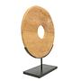 Plate on stand Teak brown 5