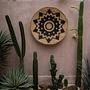 Aztec Wall Plate Brown 1