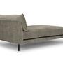 Vincent 1-seater chaise longue right Planet Grey Green 6