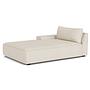 Daphne 1-seater chaise longue Left Moonlight Sand 0