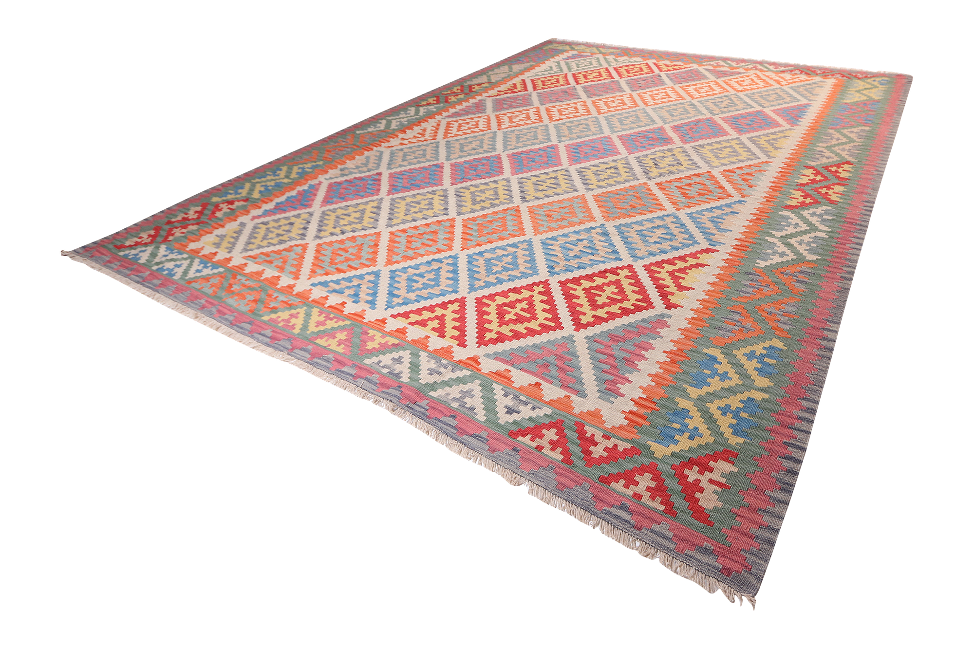 Kilim Gashgai Rug Multicolored 3