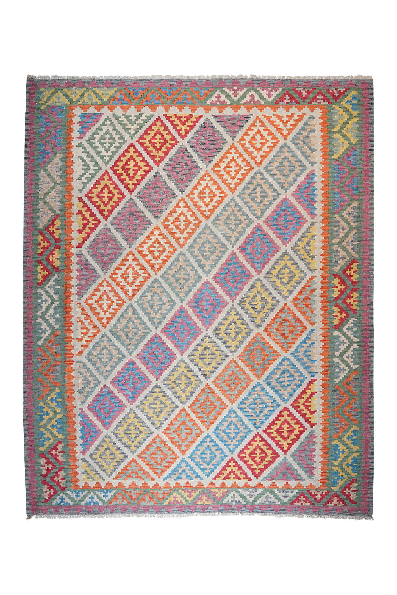 Kilim Gashgai Rug Multicolored 0