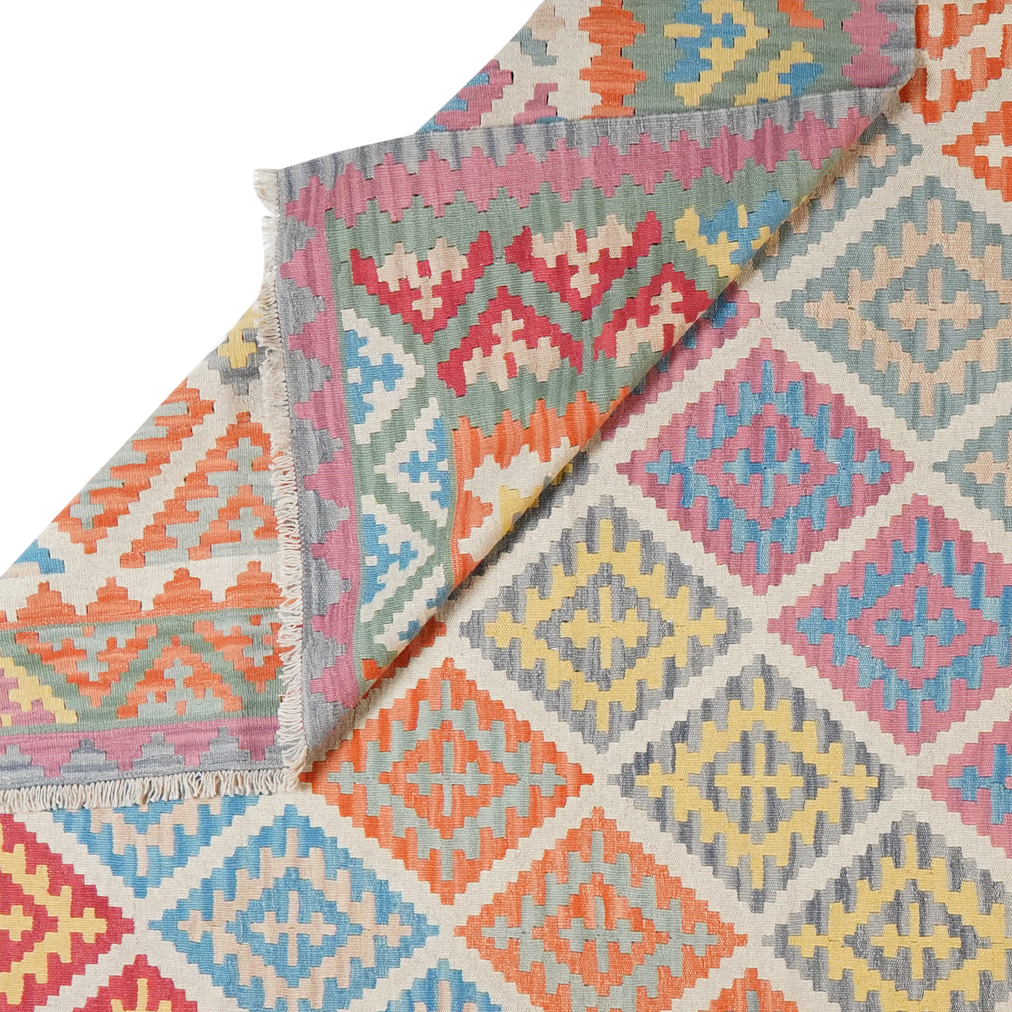 Kilim Gashgai Teppich Mehrfarbig 4