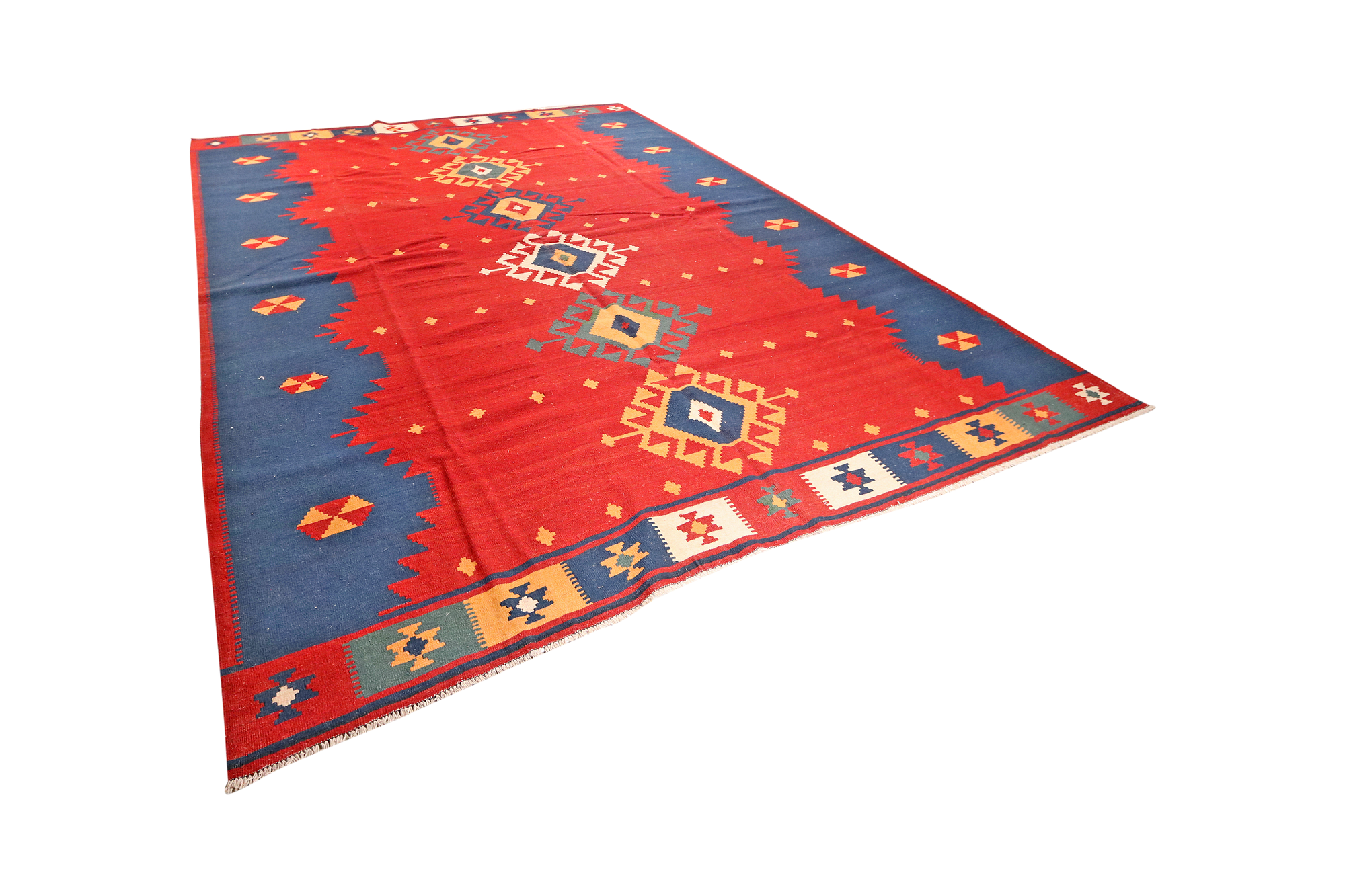 Kilim Gashgai Tappeto Rosso 3