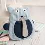 Bieber Rucksack Baumwolle Blau 0