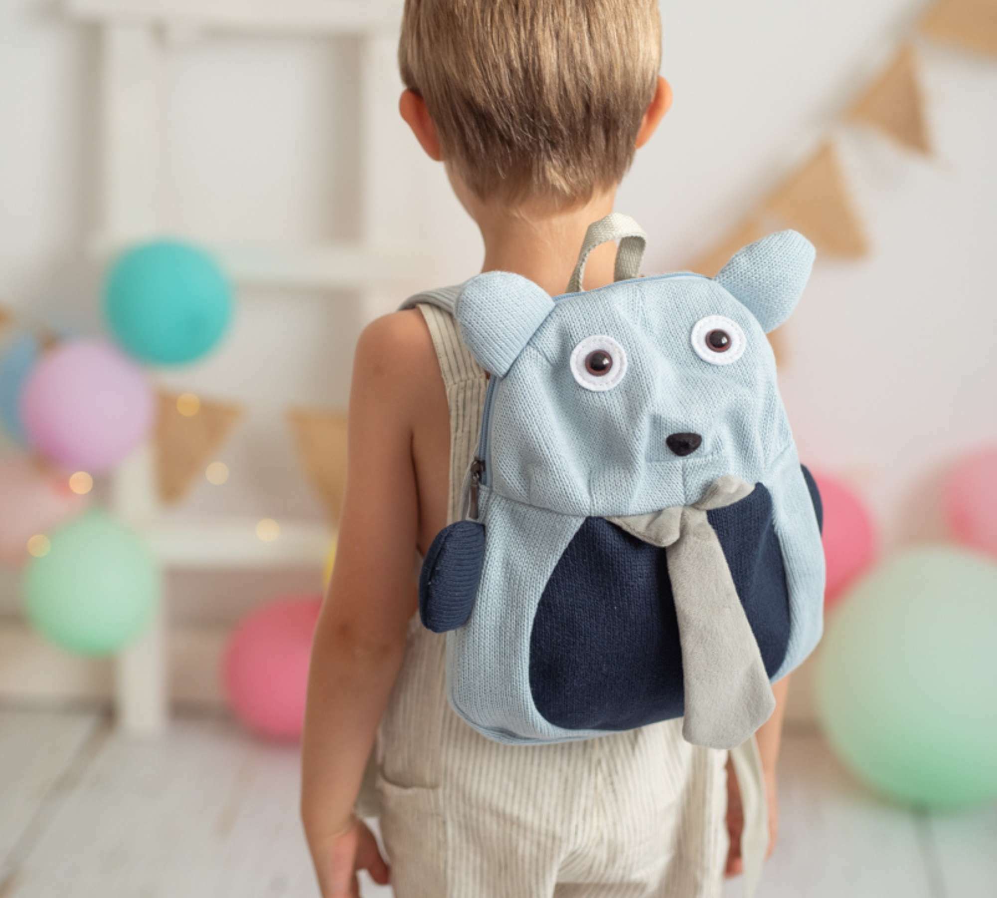 Bieber Backpack Cotton Blue 1