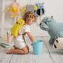 Chick backpack cotton yellow 1
