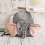 Elephant Backpack Cotton Grey 0