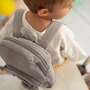 Elephant Backpack Cotton Grey 1
