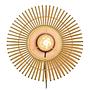 Wall lamp Bromo II Bamboo Solid Iron 0