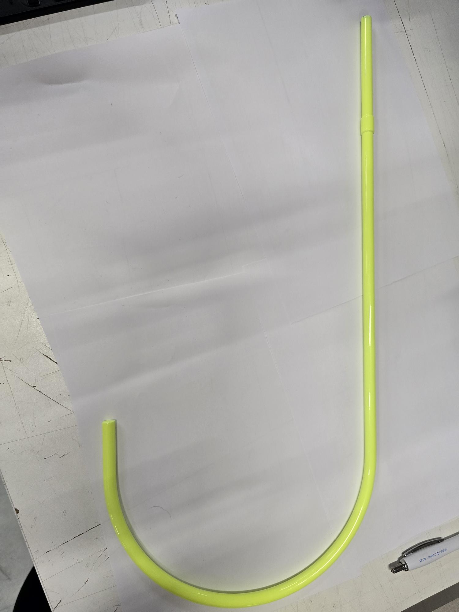 Hanger Arch Wall Hook Steel Neon Yellow 2