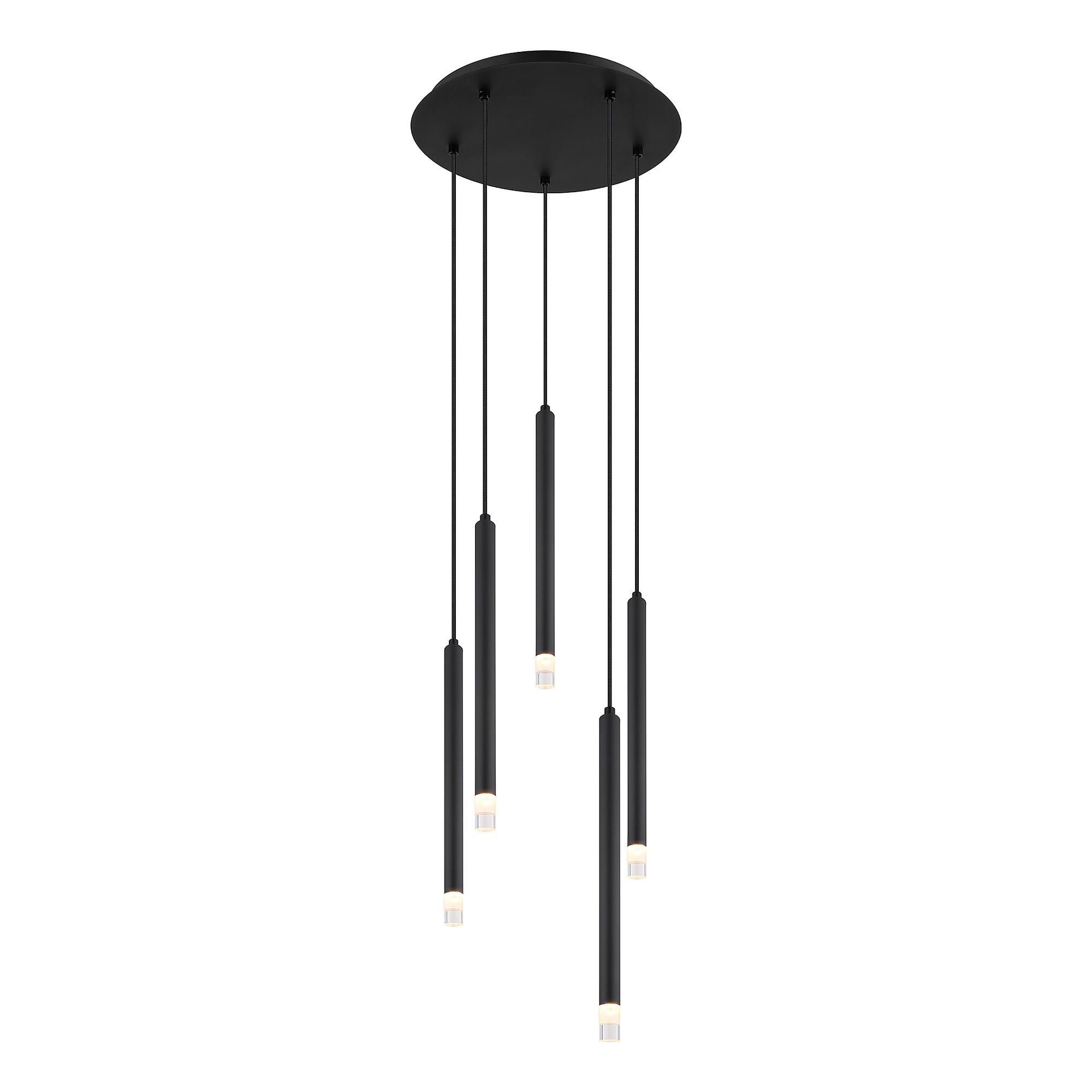 Blake Type A Pendant Light Acrylic Glass Iron 5-light 3