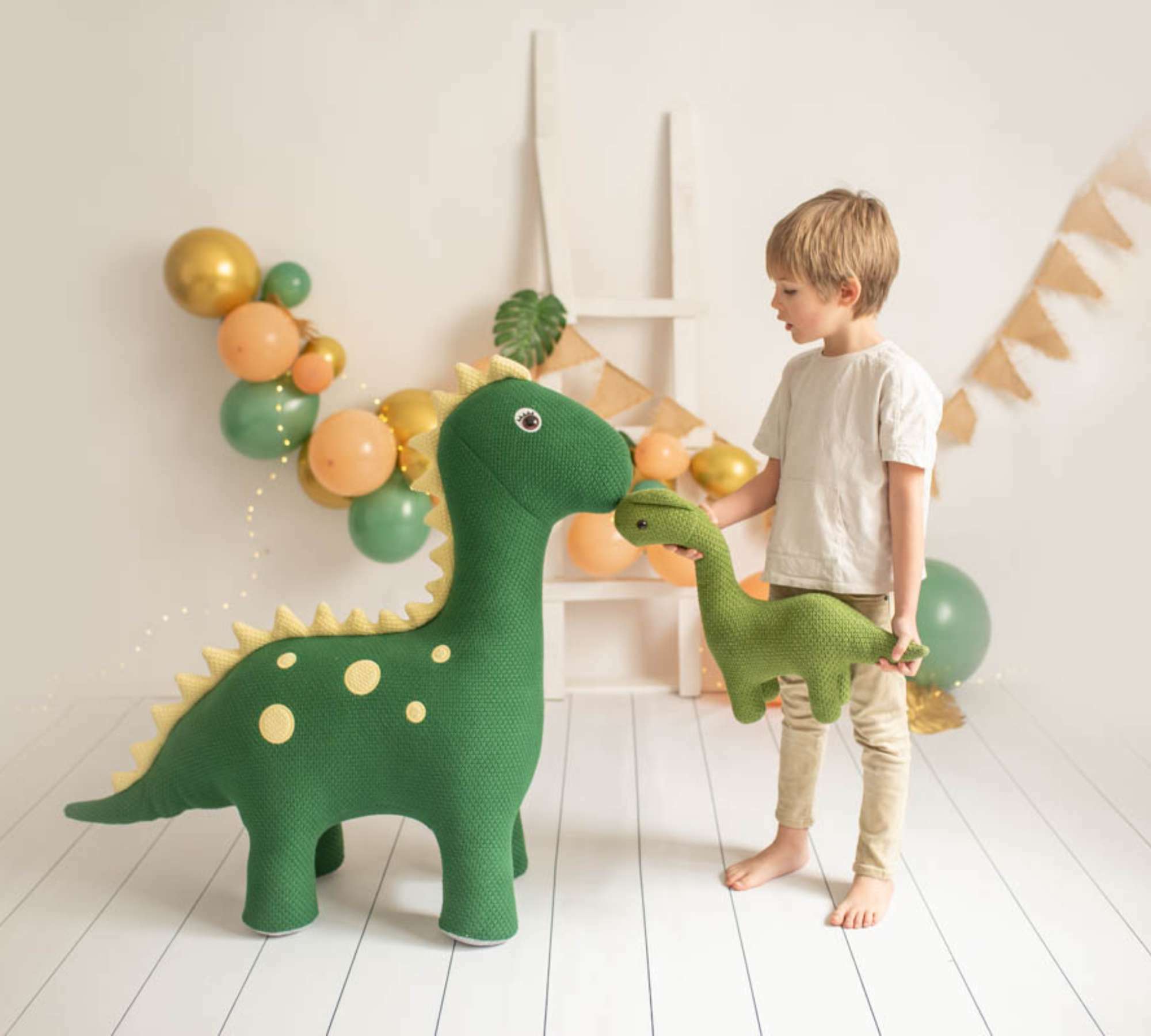 Dina Maxi Plush toy Cotton Wood Green 6