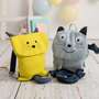 Wolf backpack Cotton Yellow 7