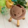 Yogui Children's Stool Cotton Wood Brown 5