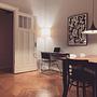 Semi-pendent lamp Aluminum Black 2