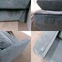 Madison sofa bed chaise lounge Right Danny Dusty Blue 9