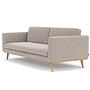 Johan Sofa 3-Sitzer Agnes Brown 0