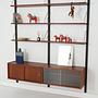System bookshelf Teakwood 1960s 3