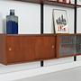 System-Bücherregal Teakholz 1960er Jahre 6