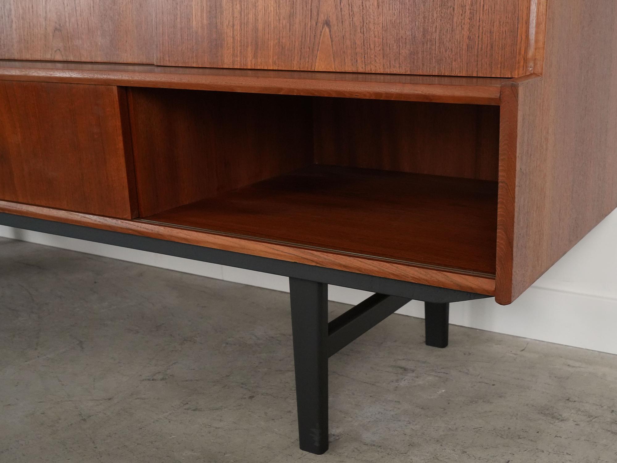 Highboard Teak wood 1970s 9