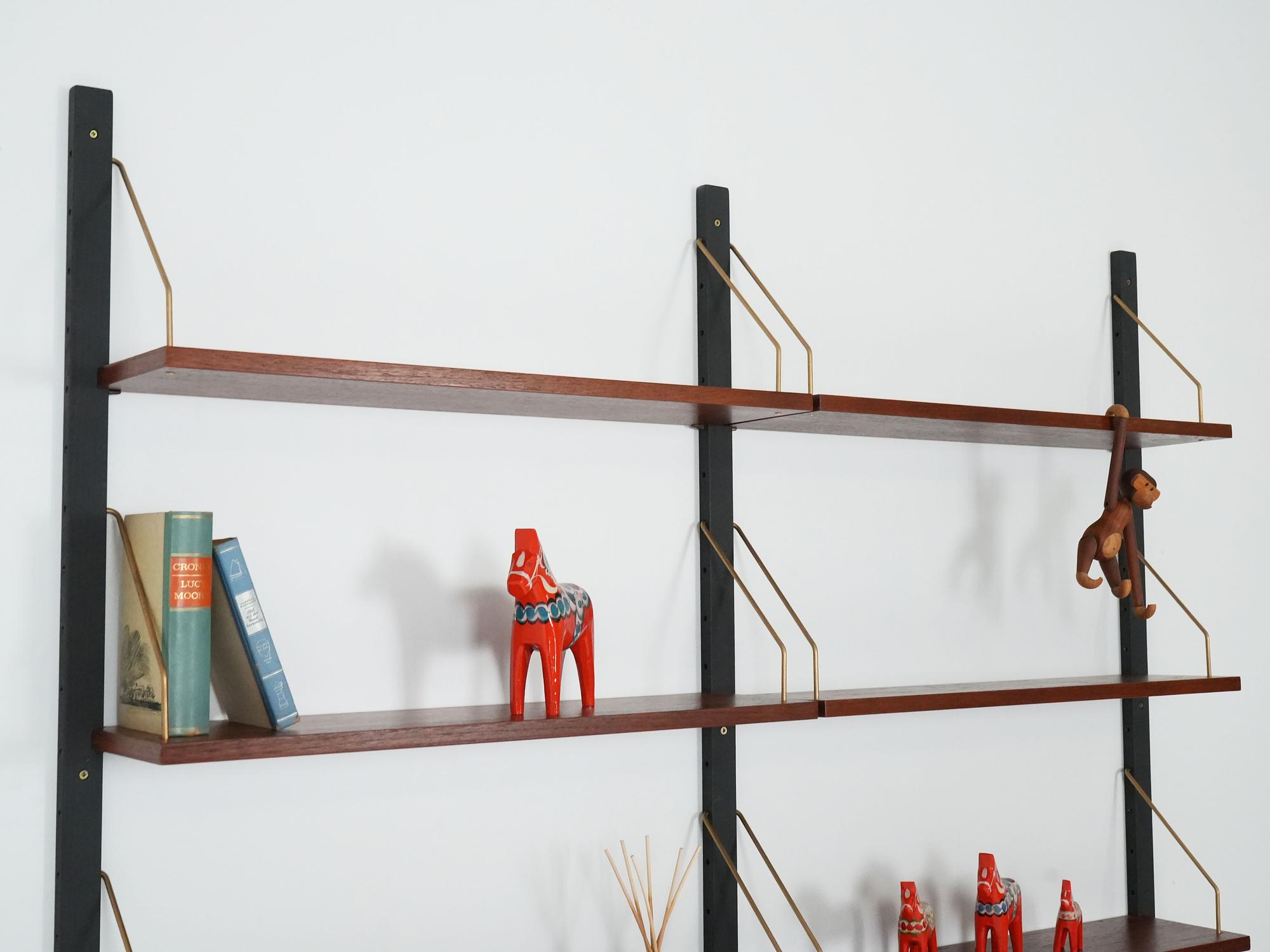 Libreria modulare in teak anni '60 5