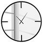 Wall clock Limatour Metal Black 0