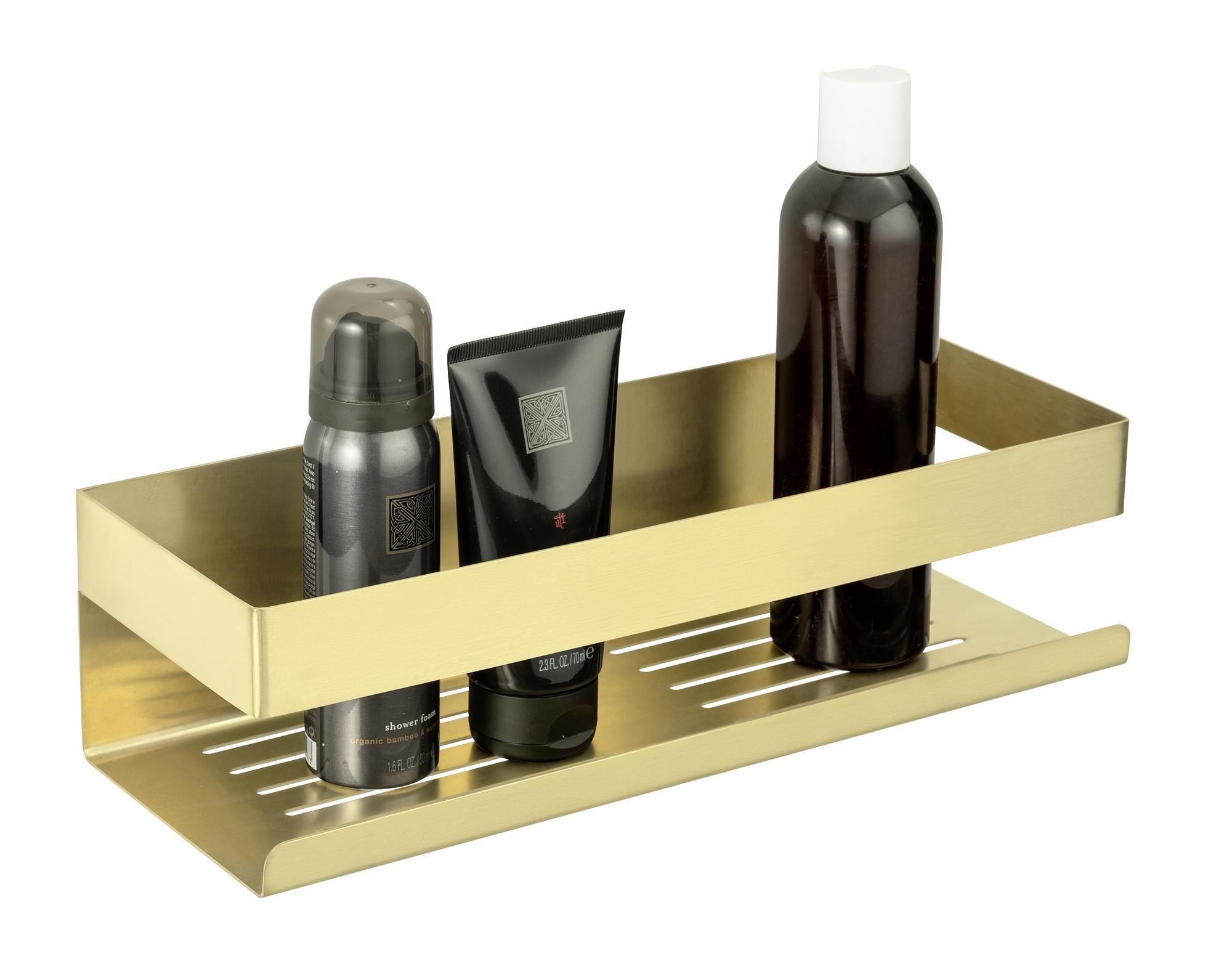 Shower shelf Genova Stainless steel Gold 1