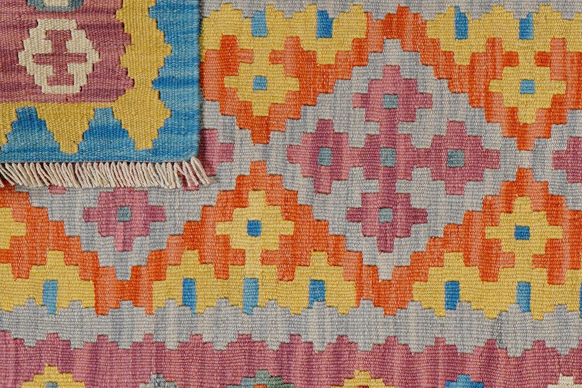 Kilim Gashgai Teppich Mehrfarbig 4