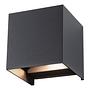 Wall light Cybo Aluminium Grey 1-bulb 0