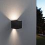 Wall light Cybo Aluminium Grey 1-bulb 3