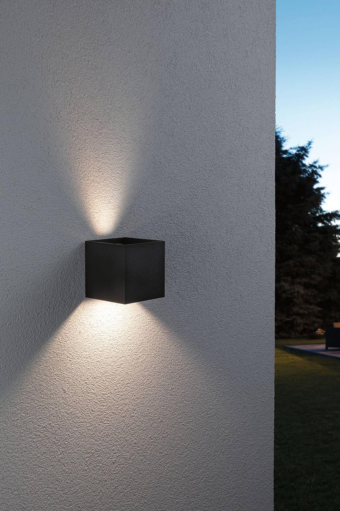 Wall light Cybo Aluminium Grey 1-bulb 4