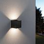 Wall light Cybo Aluminium Grey 1-bulb 2