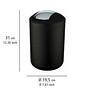 Cosmetic bucket Brazil TPE Capacity: 6.5 L Black 3