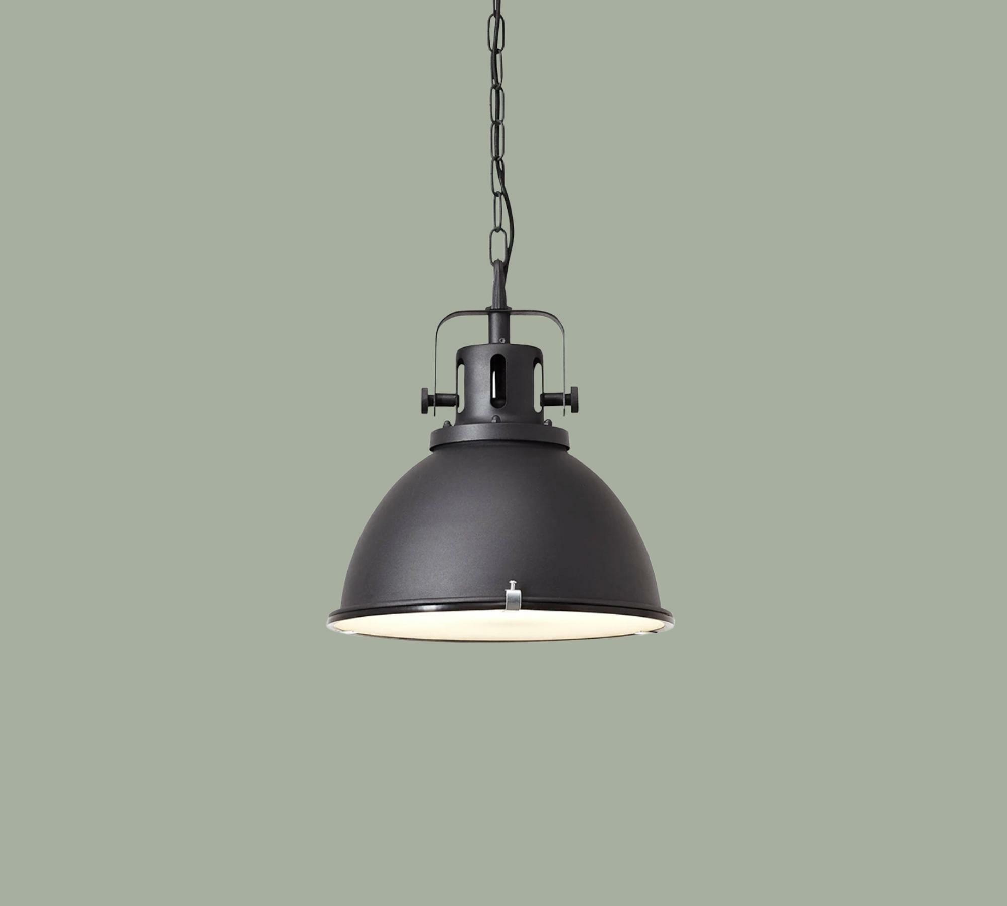 Industrial-Style Pendant Light Black small model 2