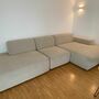 Pyllow Sofa Récamiere Rechts Webstoff Cremeweiß 4