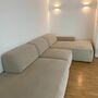 Pyllow Sofa Récamiere Rechts Webstoff Cremeweiß 5