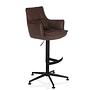 SOLAO LIFE HIGH Barstuhl Stoff Braun 5
