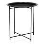 Side table / Coffee table / Sofa table ALLRUND Metal black hjh Living 6