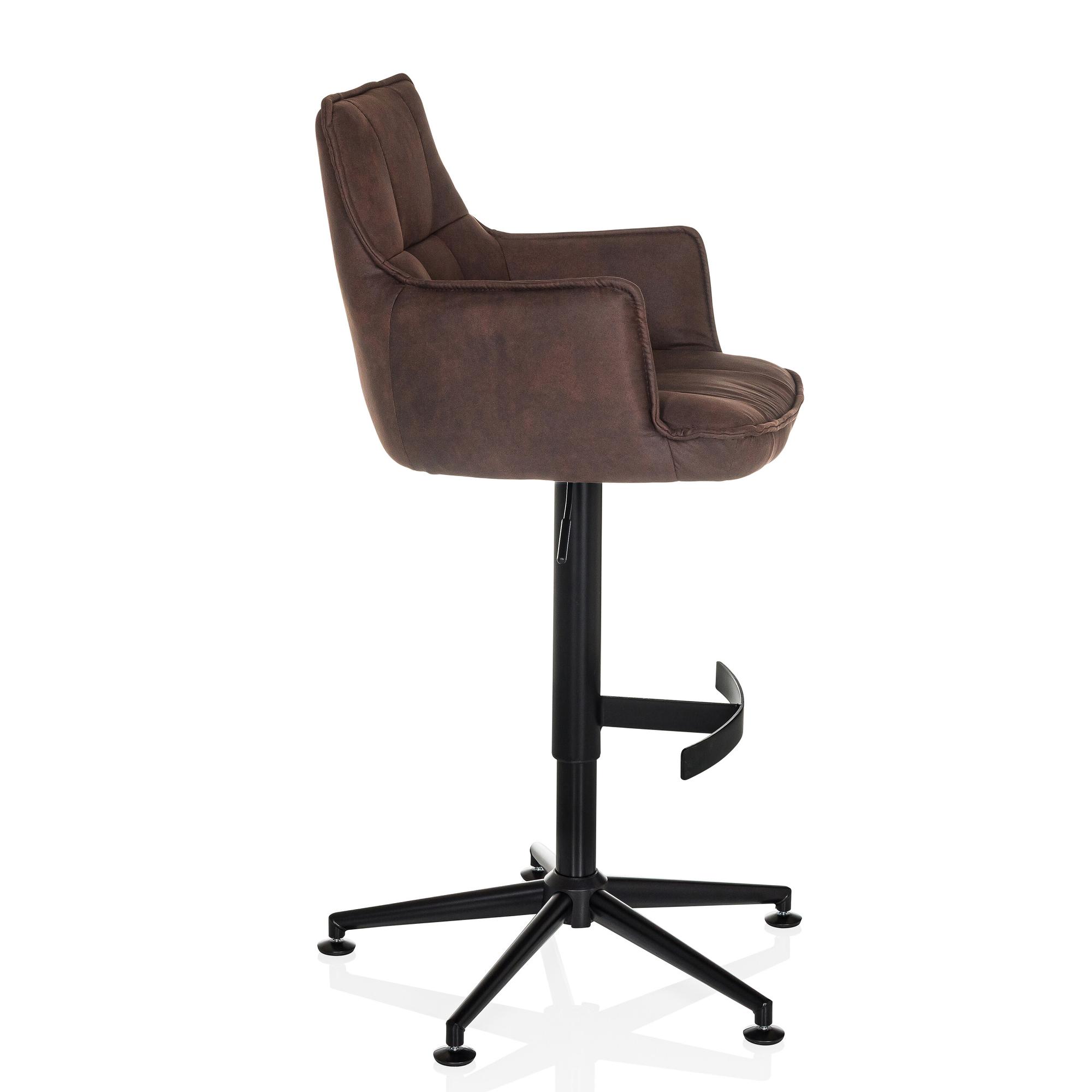 SOLAO LIFE HIGH Barstuhl Stoff Braun 6