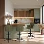 SOLAO LIFE HIGH Sgabello da bar Tessuto Verde 3