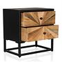 SANTJAGO BLACK SUN Side table fir wood 2