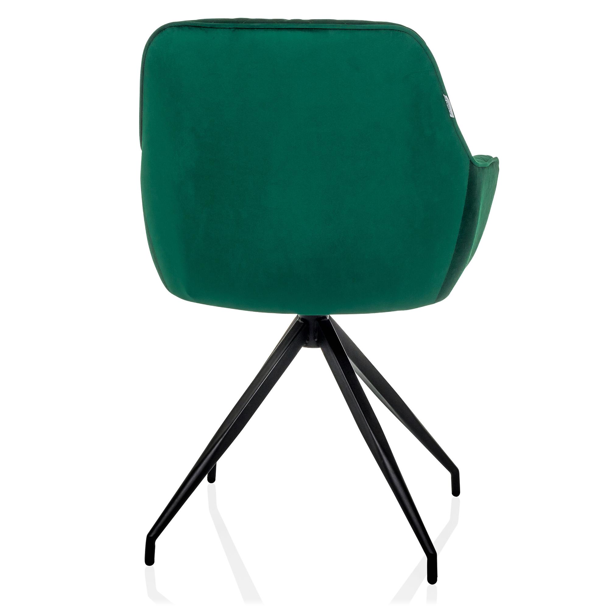ELVERUM Sedia da pranzo velluto verde 9