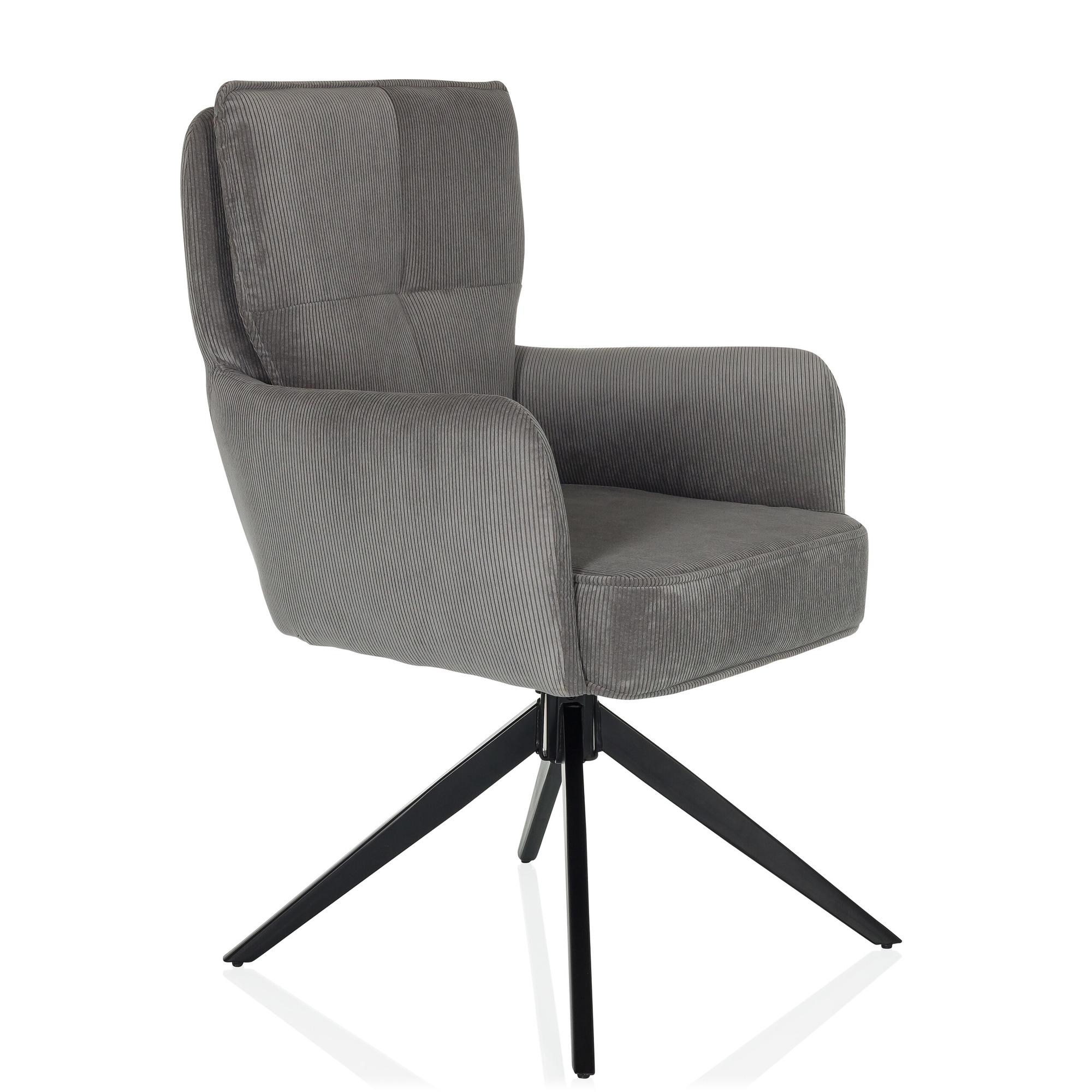 TARUGO Swivel chair Fabric Grey 5