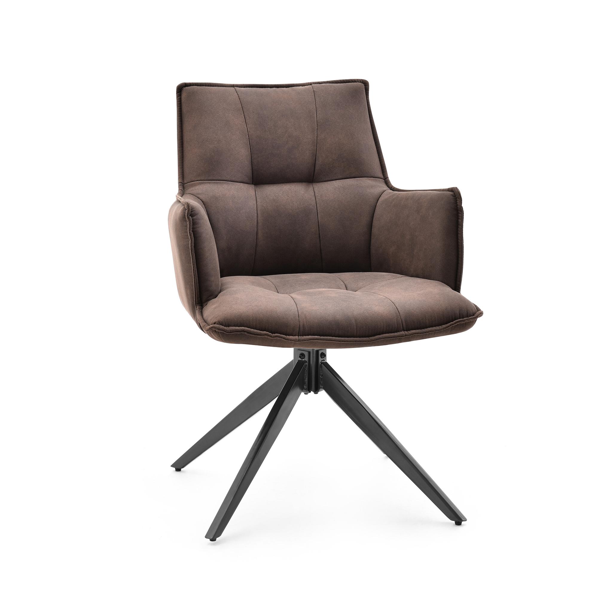 Tavaro Esszimmerstuhl Stoff Braun 0