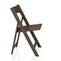 2x Travano Garden Chair Plastic Brown 5