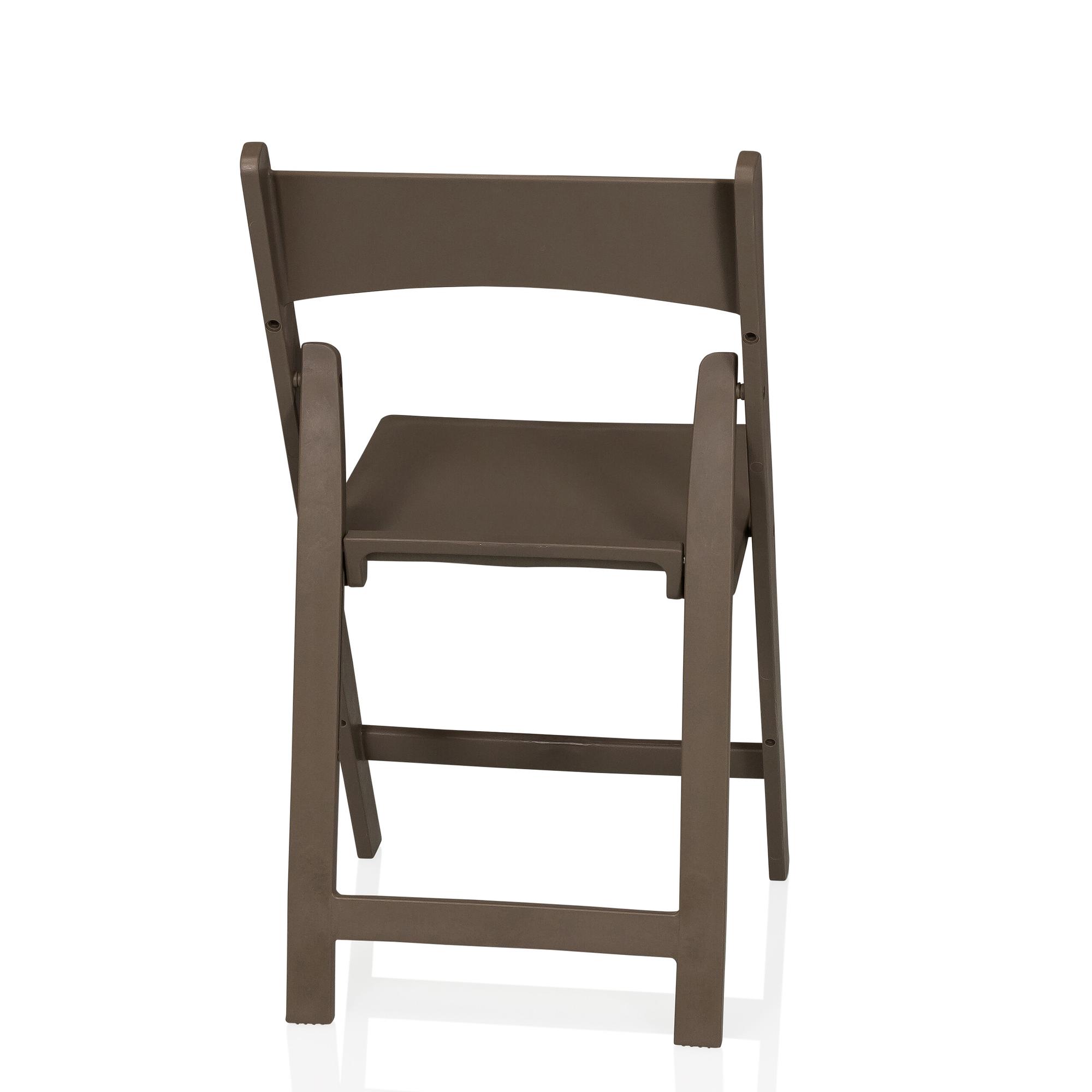 2x Travano Gartenstuhl Kunststoff Braun 8