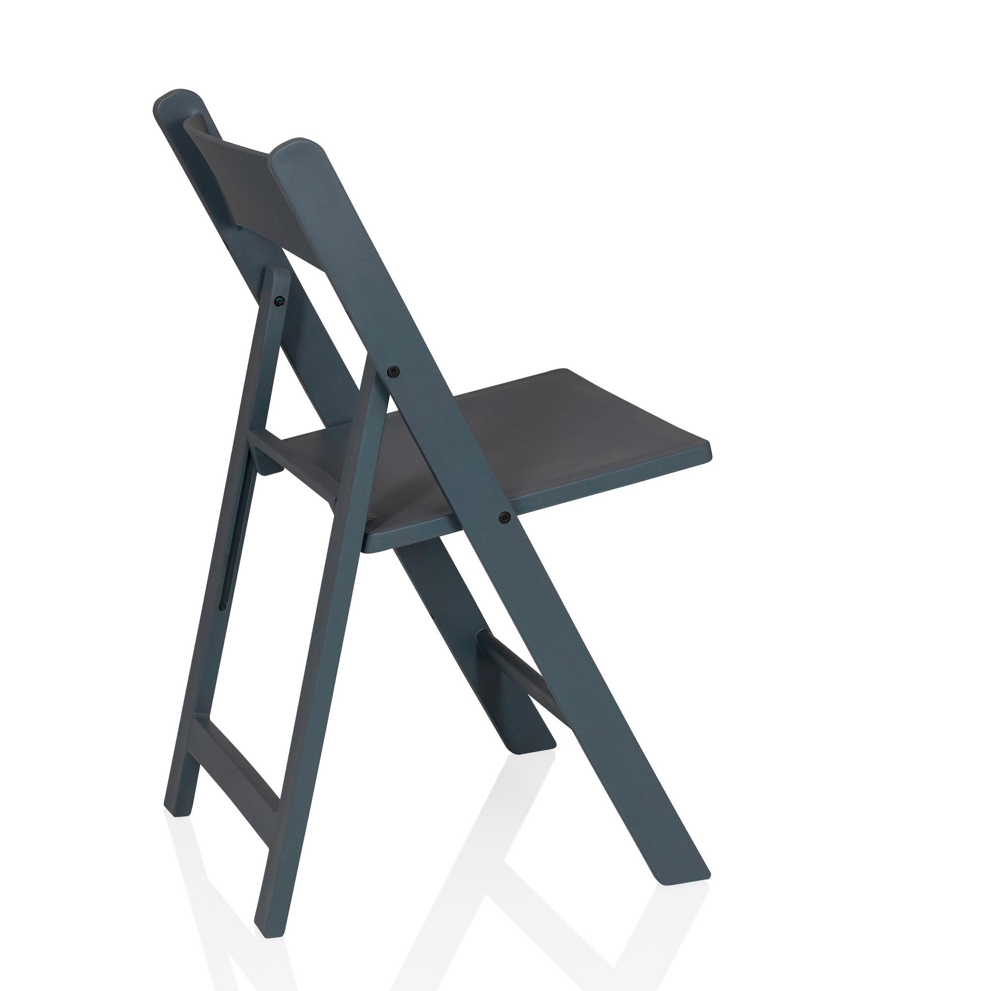 2x Travano Garden Chair Plastic Grey 6
